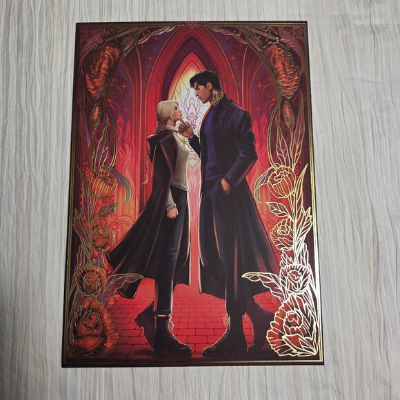 Foiled Print Inspired by The Dagger and The Flame Fairyloot June 2025 - Picture 1 of 3